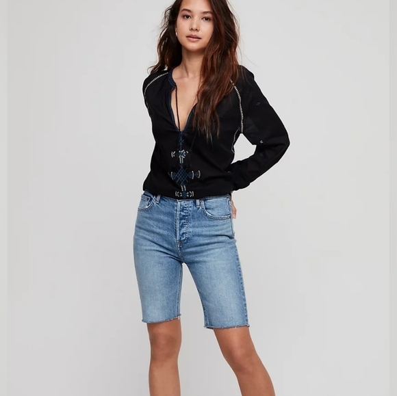 Aritzia Sunday Best Annalise Embroidered Top XS - Picture 13 of 13